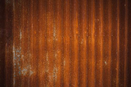 High resolution Rusty corrugated iron texture background.