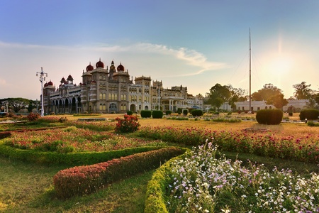 The famous Mysore Palace , Mysore , Indiaのeditorial素材