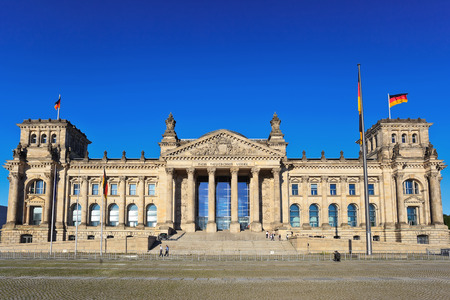 Reichstag, Berlin, Germanyの写真素材