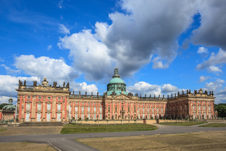 New Palace in Sanssouci Park, Potsdam, Germanyのeditorial素材