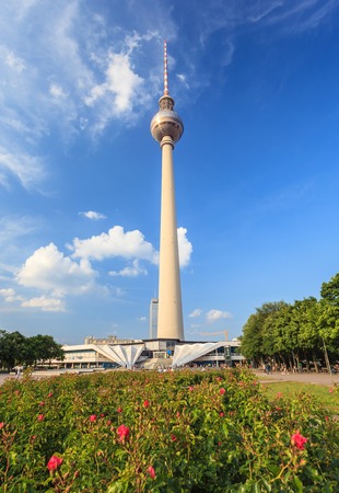 Berlin TV tower, Berlin, Germanyのeditorial素材