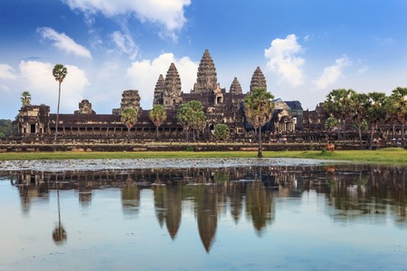 Angkor Wat Temple, Siem Reap, Cambodiaの写真素材