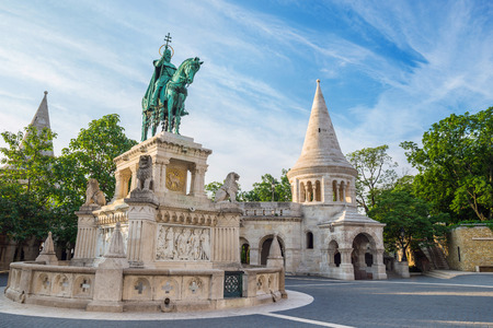 Fisherman's Bastion - Budapest - Hungaryの写真素材