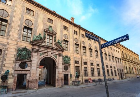 Famous Residenz Street of Munich - Bavaria - Germanyのeditorial素材