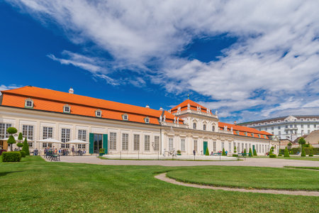 Vienna, Austria - June 24, 2015: Vienna Austria, at Lower Belvedere Palaceのeditorial素材