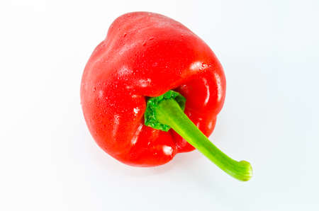 The red bell pepperの写真素材
