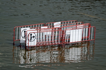 BANGKOK - NOV 10: worst flood disasters in 50 years hits Bangkok streets. Bangkok flooding, 10...