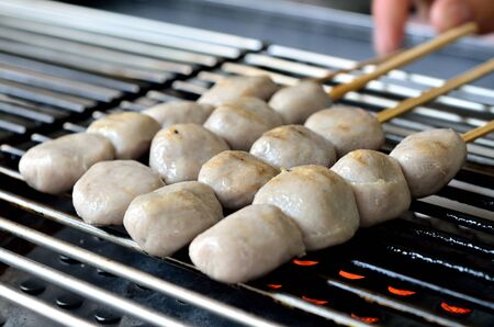 The grill meatballの写真素材