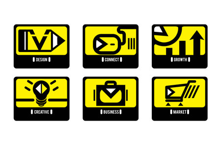 symbol logoのイラスト素材