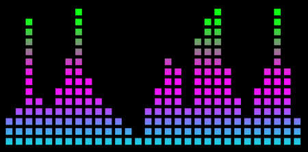 Abstract sound, digital sound pattern, sound technology, bright volume Music power