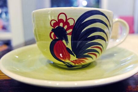 Coffee is a brewed beverage prepared from the roasted seeds of several species of an evergreen shrub of the genus Coffeaの写真素材