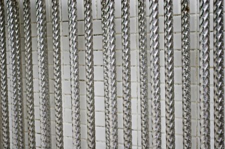 Steel Rod Pattern and textureの写真素材