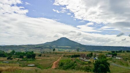 The landscape of the mountains in Thailand.の写真素材