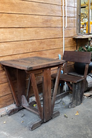 A cafe outdoor area for relax and smoking.のeditorial素材