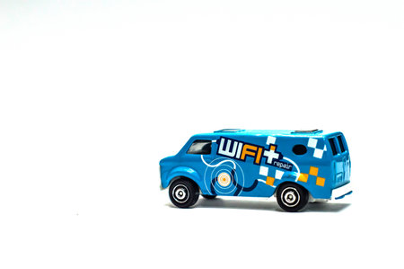 wifi repair carの写真素材