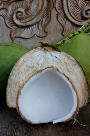 Fresh coconutの写真素材
