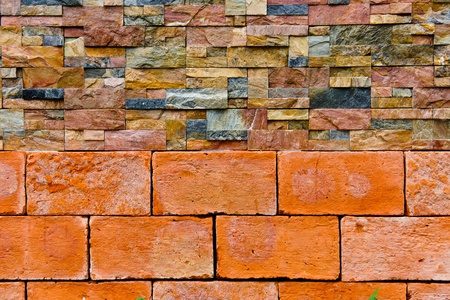brick wall textureの写真素材