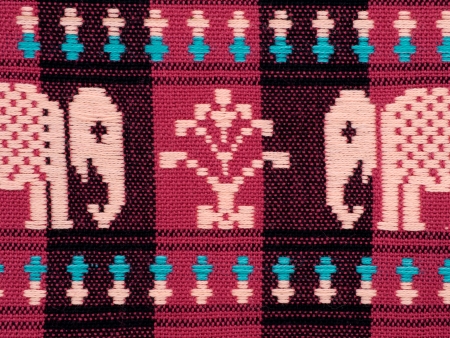 Hand woven fabricsの写真素材