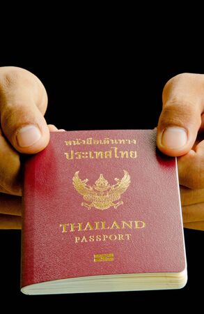Thailand passportの写真素材