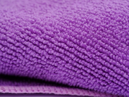 violet towelsの写真素材