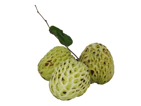 Sugar Apple on white background