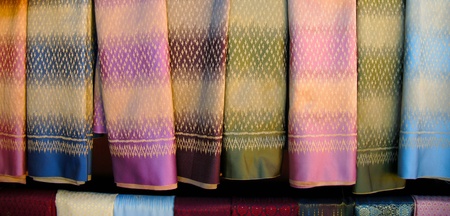 Hand woven fabricsの写真素材