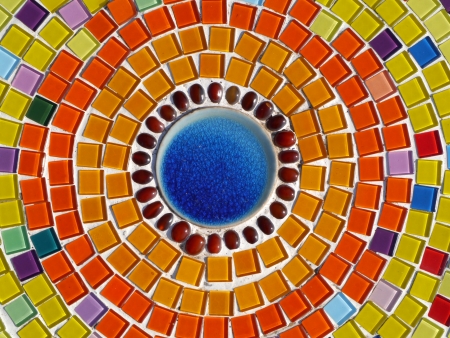glass mosaic.の写真素材