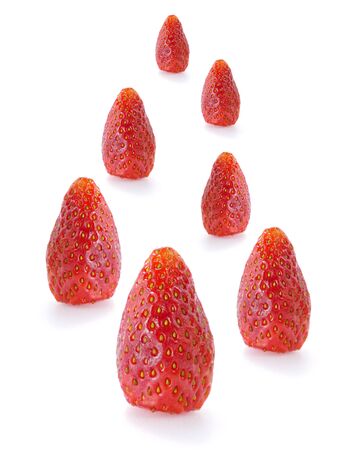 Strawberry on white background.の写真素材