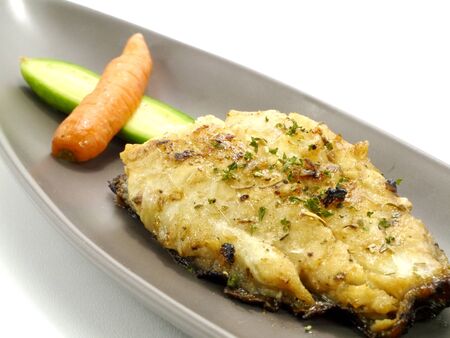 Fried fish with Italian spices.