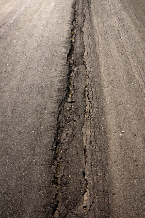 Black Street collapse.の写真素材