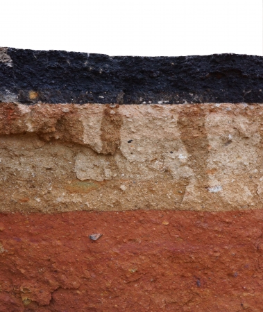 Section of asphalt road.の写真素材