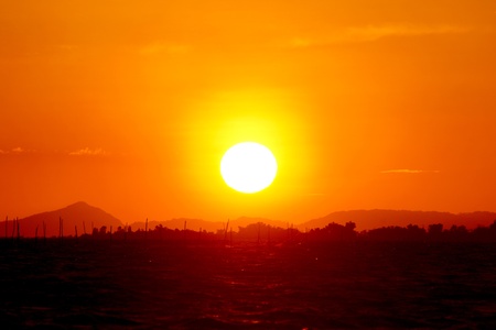 Beautiful sunsetの写真素材