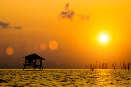 Sunset sky , Thailand の写真素材