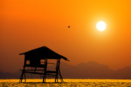Sunset sky , Thailand の写真素材