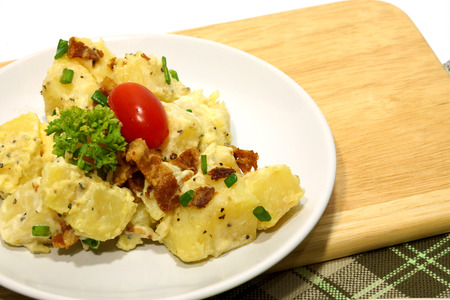 potato saladの写真素材