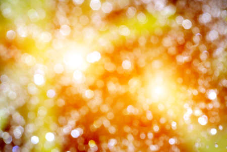 green bokeh lights.の写真素材