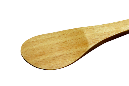 Close up of wooden spoon.の写真素材