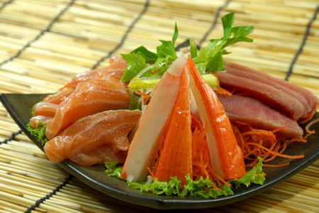 Fresh sashimiの写真素材