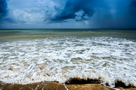 Stormy seaの写真素材