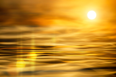 Abstract of reflective water surface backgroundの写真素材