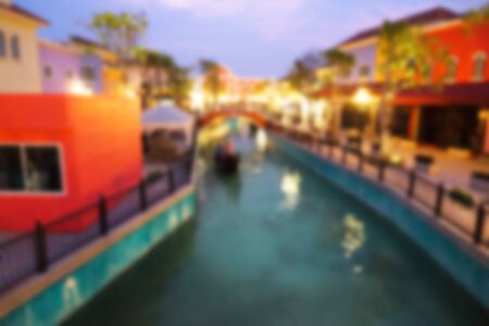 Blur the background of attractions.の写真素材