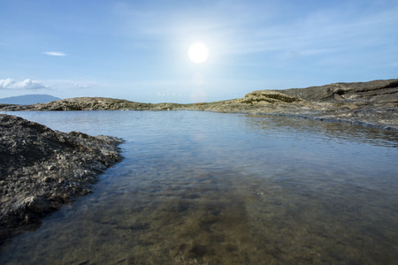 Rocks , sea and blue sky -  Thailandの写真素材