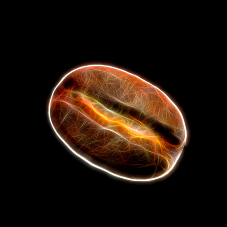 Glow image of Roasted coffee beanの写真素材