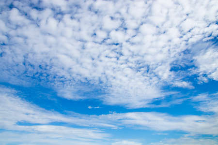 blue sky with white could