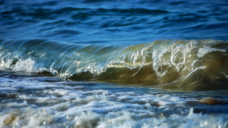 Wave on the beach.の写真素材
