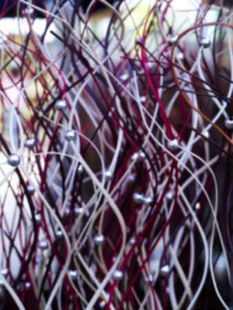 Blur image of Twigs for home decoration.