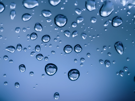 raindrops on window glass, background
