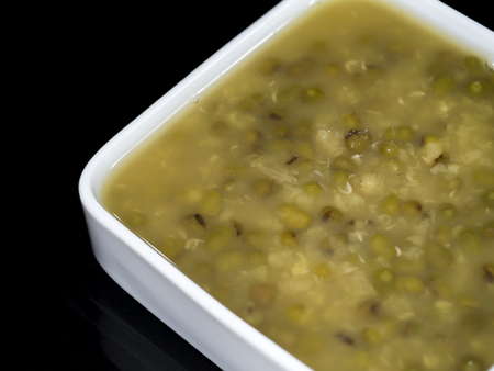 Thailand desserts, boiled green peas.の写真素材