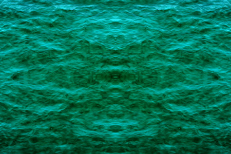 Green water surface on the sea.の写真素材