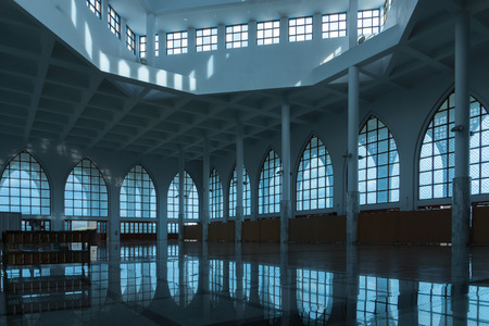 Islamic mosque, a religious ceremony. Songkla, Thailand.のeditorial素材